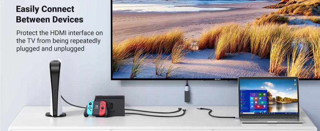 8K 60Hz HDMI Extension Cable for Monitors and Gaming Consoles