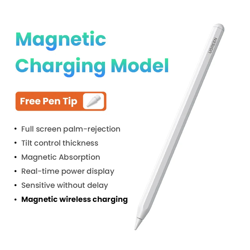 Precision Stylus Pen for iPad with Palm Rejection & Fast Charging