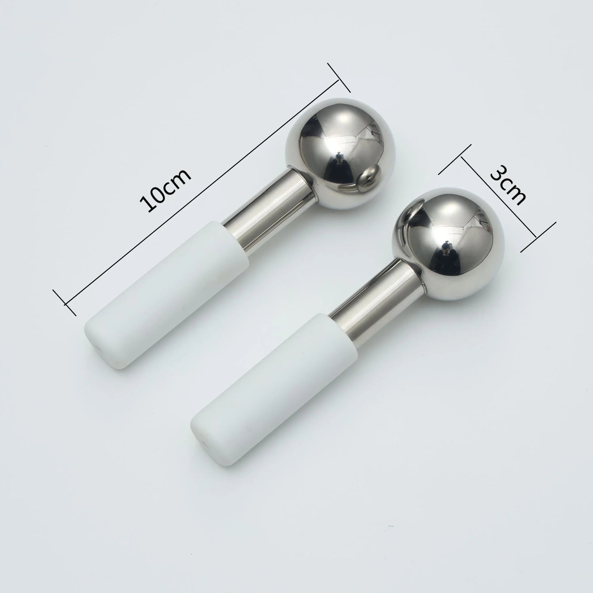 Stainless Steel Cooling Facial Globes for Puffiness and Skincare - 1