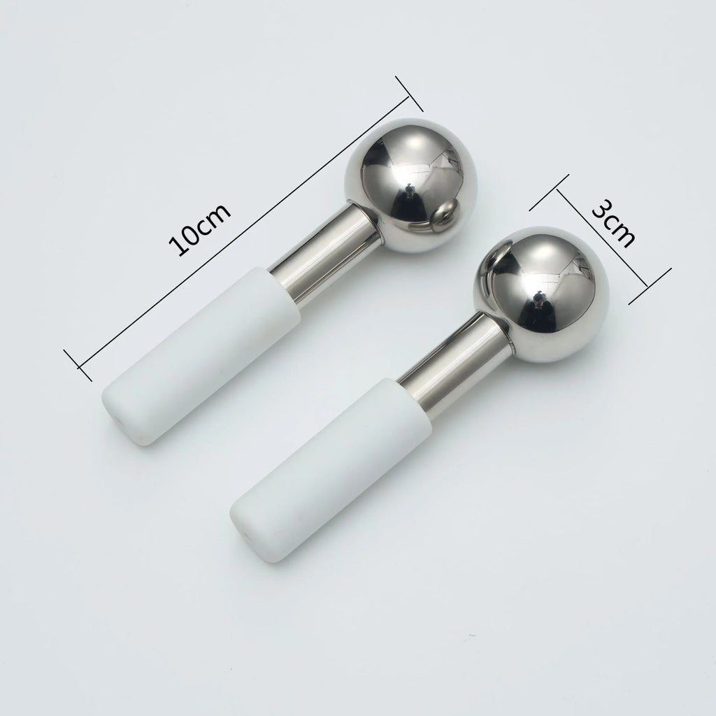 Stainless Steel Cooling Facial Globes for Puffiness and Skincare