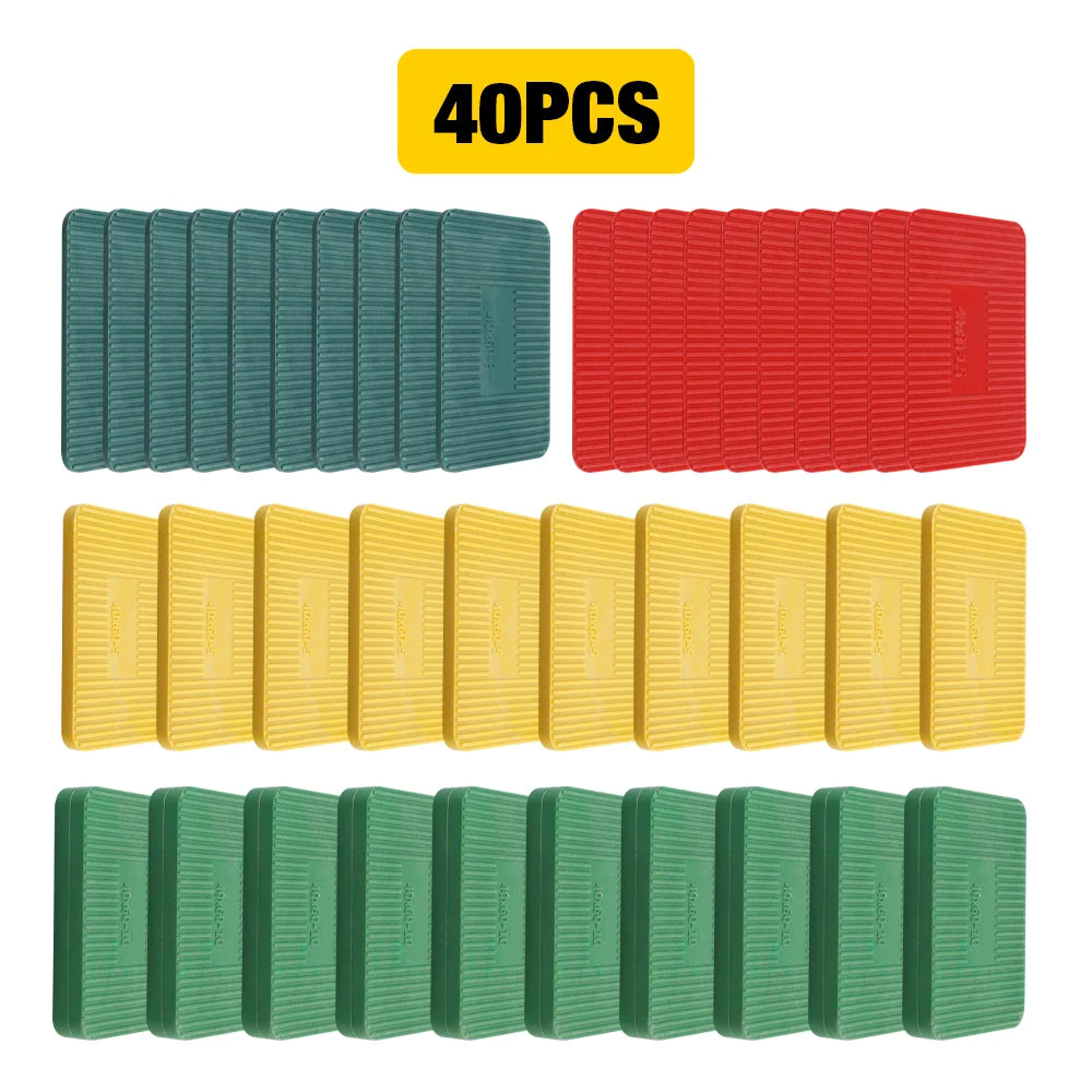 Plastic Leveling Shims and Wedges for Furniture and Windows