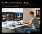 40Gbps USB4 NVMe SSD Enclosure for Thunderbolt and High-Speed Data