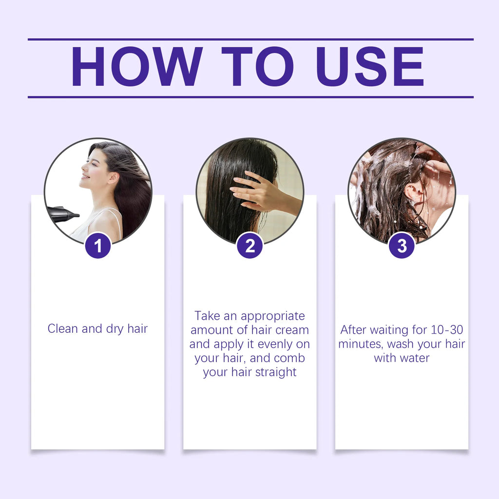 Protein Correction Hair Straightening and Smoothing Cream