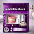 Comfort Fit Silicone Dentures Set for Instant Smile