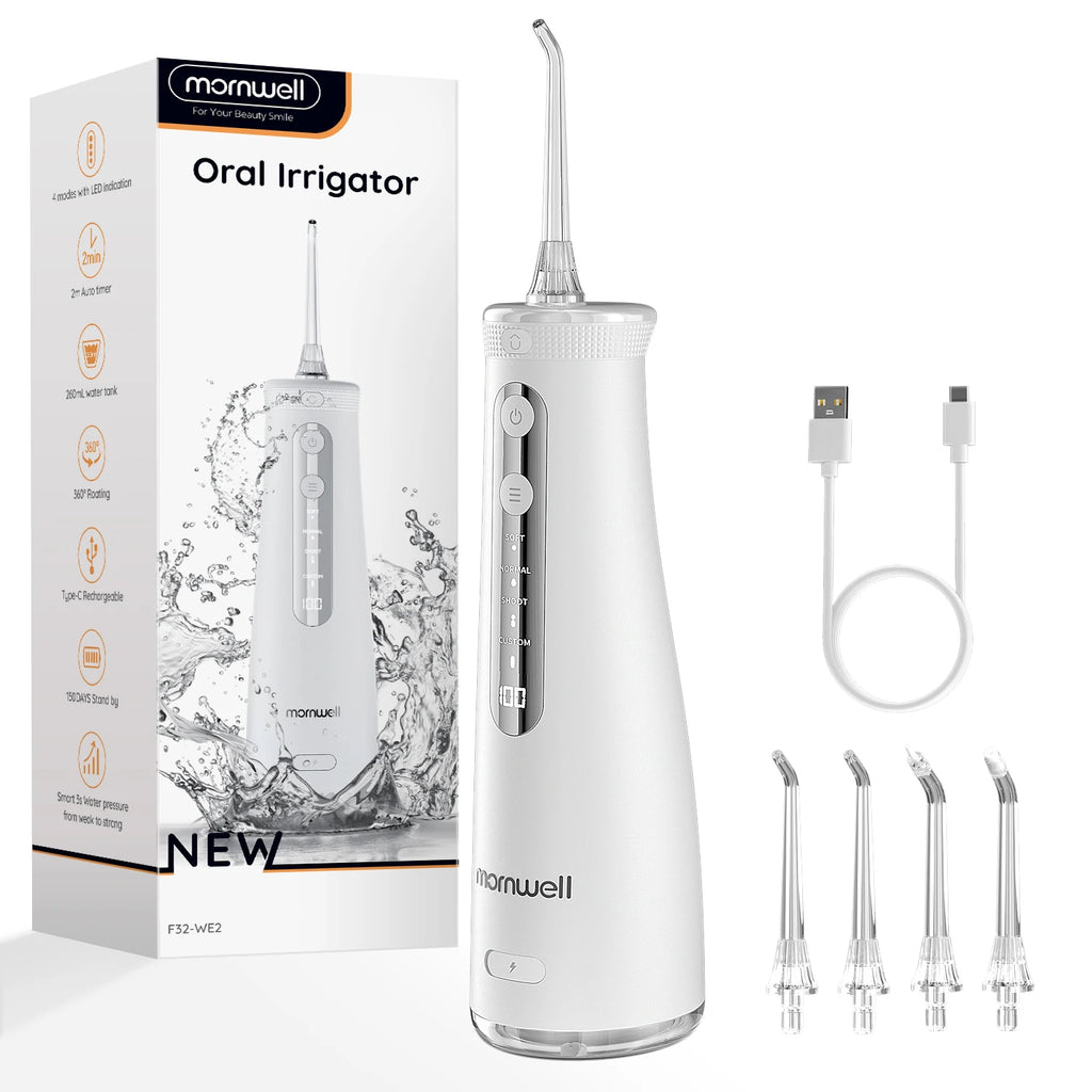 Portable Cordless Electric Water Flosser for Teeth Cleaning
