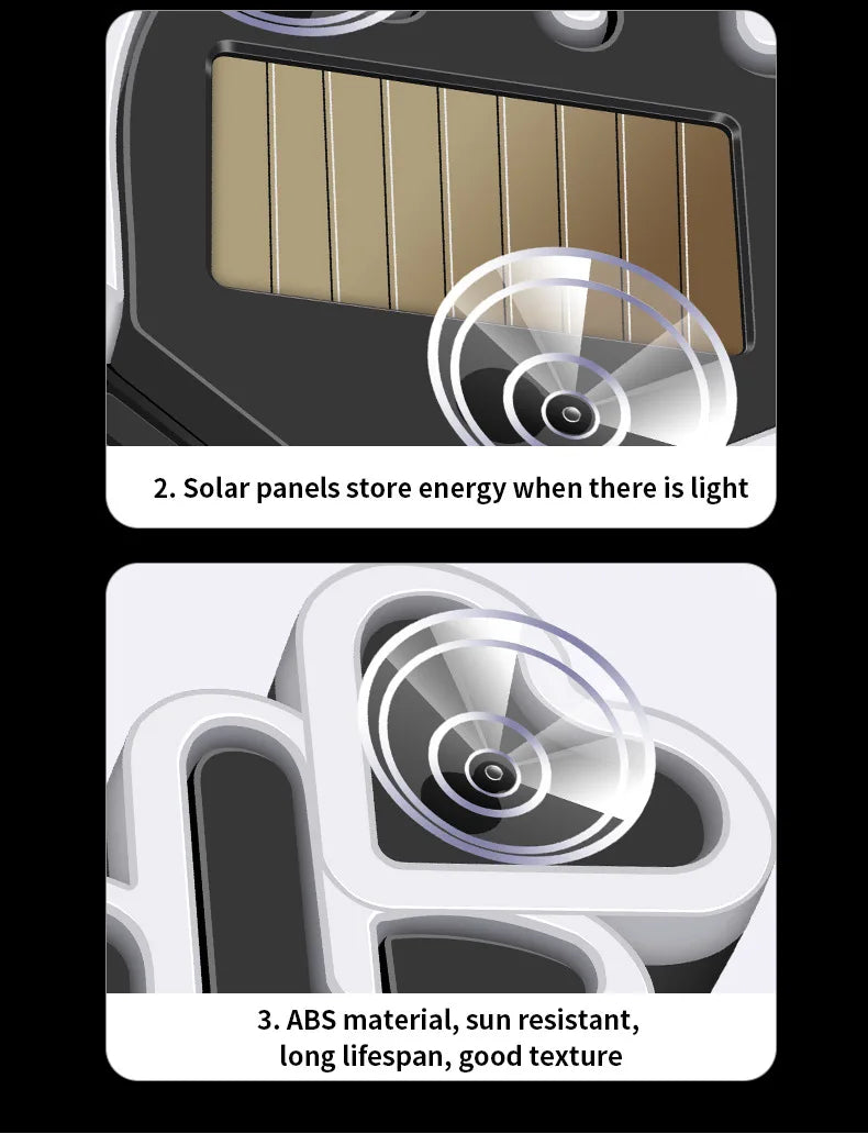 Solar USB Heart Neon LED Car Window Atmosphere Light with Sensors