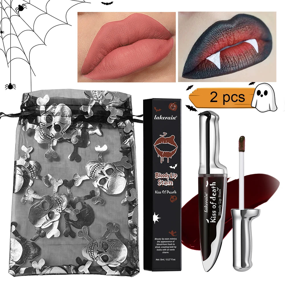 Bloody Matte Liquid Lip Stain for Halloween Costumes