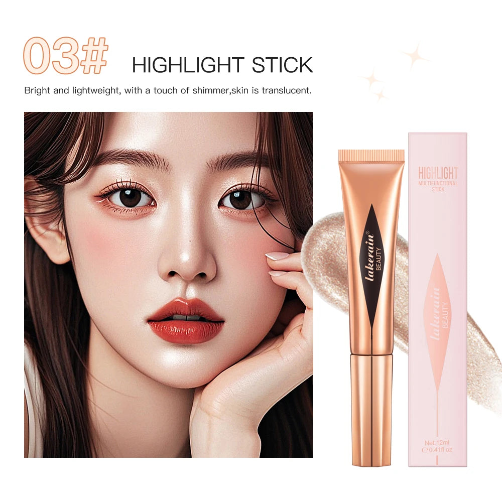 Liquid Contour, Blush and Highlighter Wand with Cushion Applicator