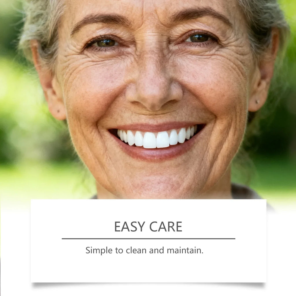 Comfortable Full Set Silicone Dentures for Natural Smile