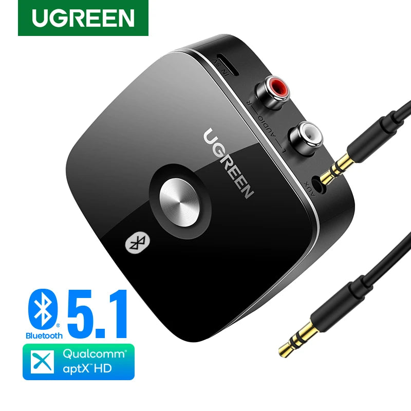 Bluetooth 5.1 aptX HD Audio Receiver for Wired Speakers