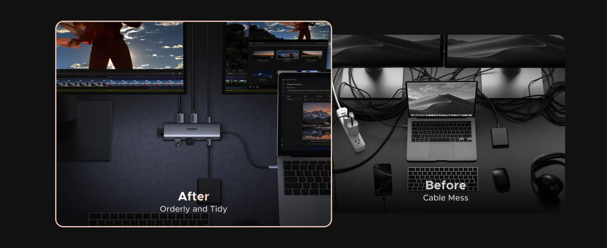 9-in-1 USB-C Docking Station with Dual 4K 60Hz HDMI Ports