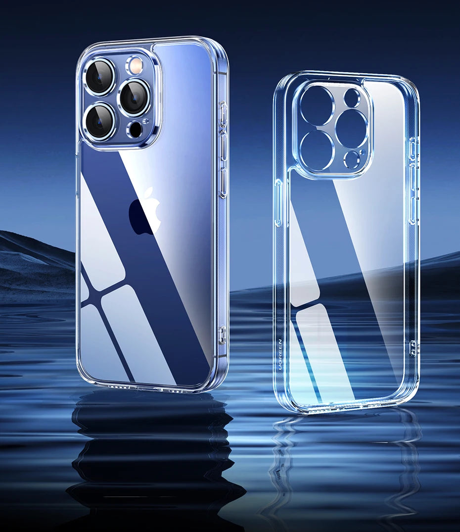 Shockproof Transparent Case for iPhone 16 and 15 Series