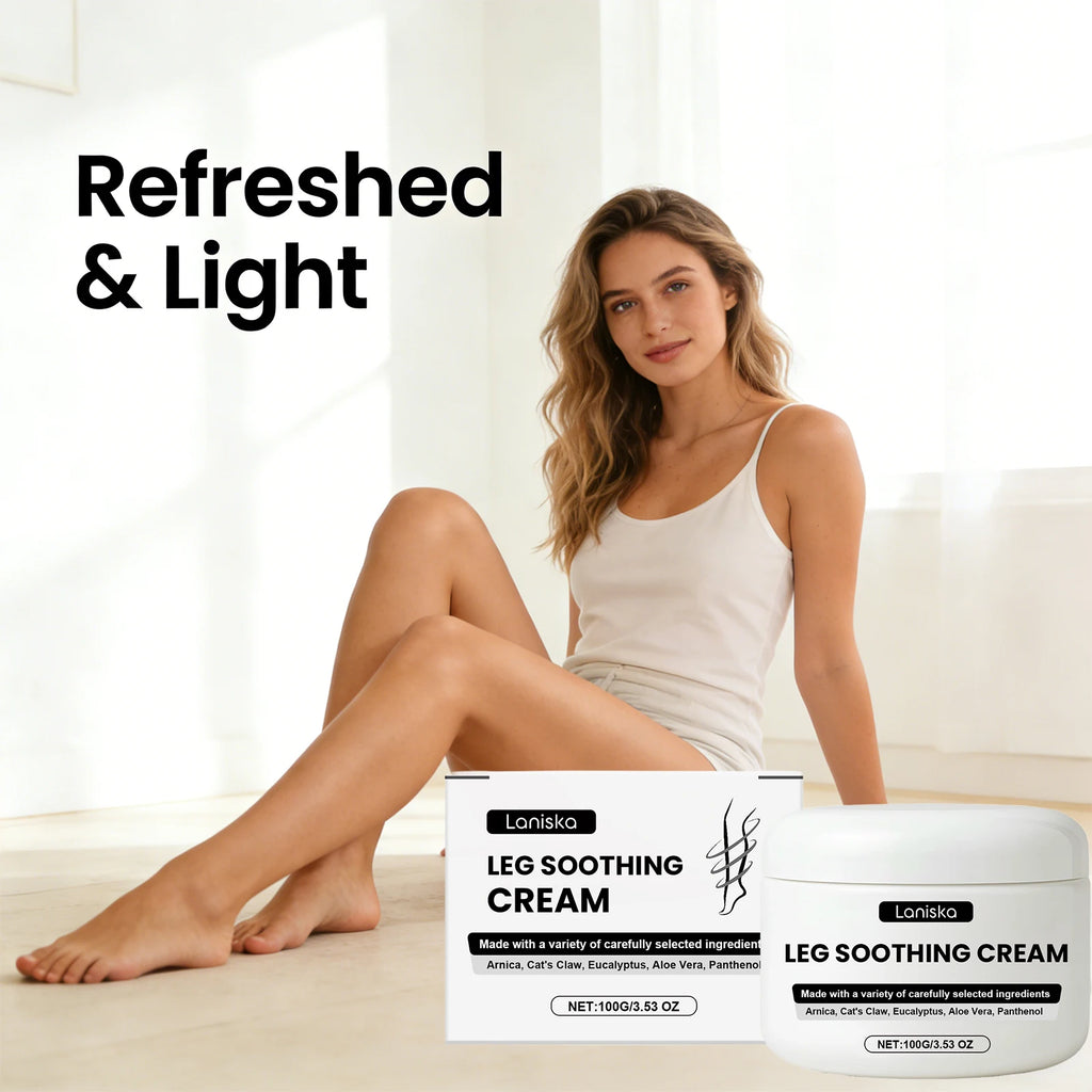 Soothing Leg Massage Cream for Muscle Relaxation