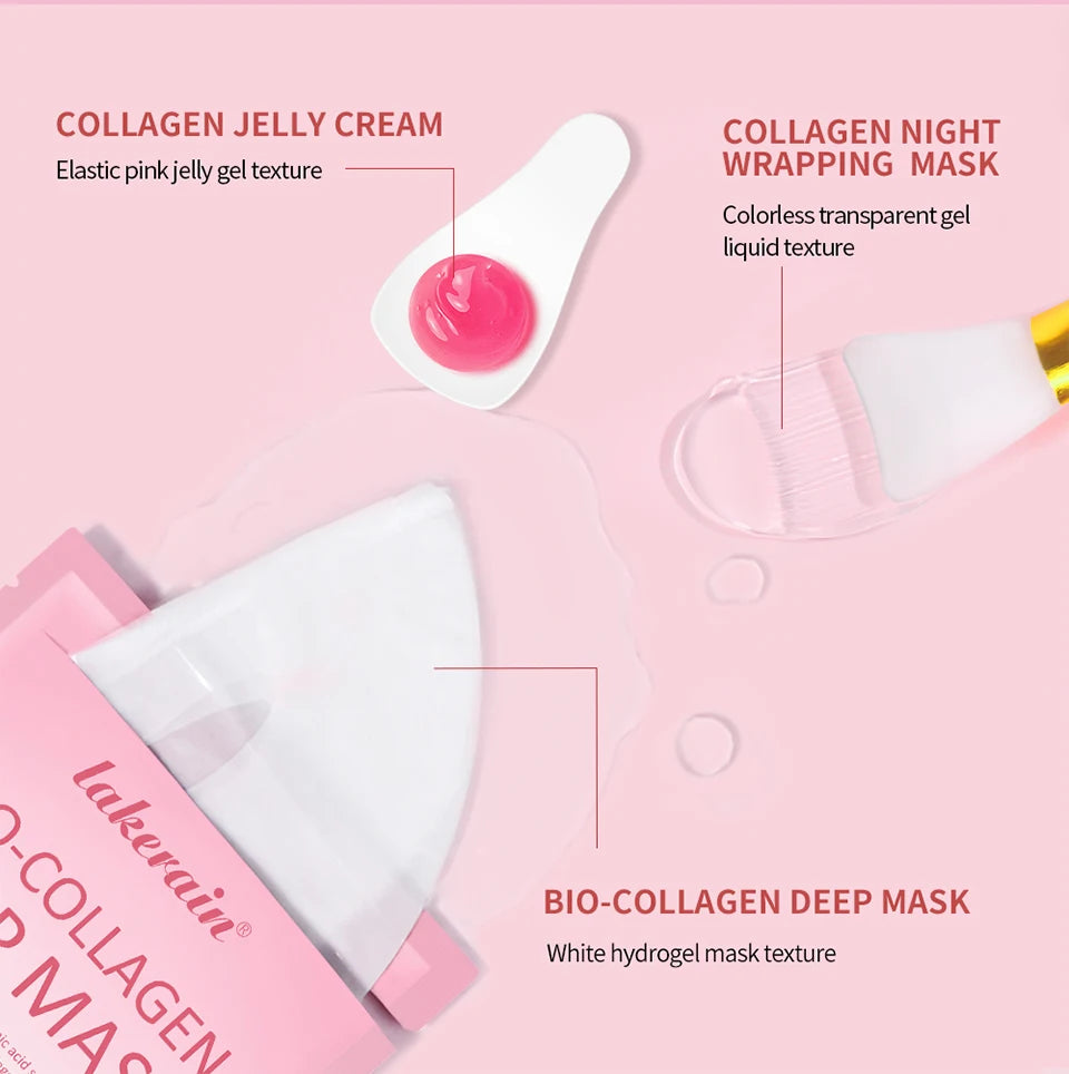 Collagen Face Skincare Set for Deep Nourishment and Hydration - 14