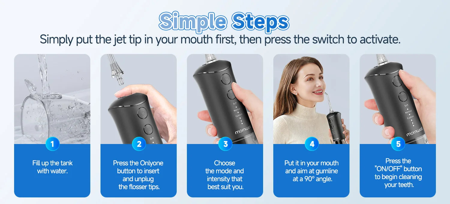 Portable Electric Nasal Irrigator and Water Flosser Combo - 10