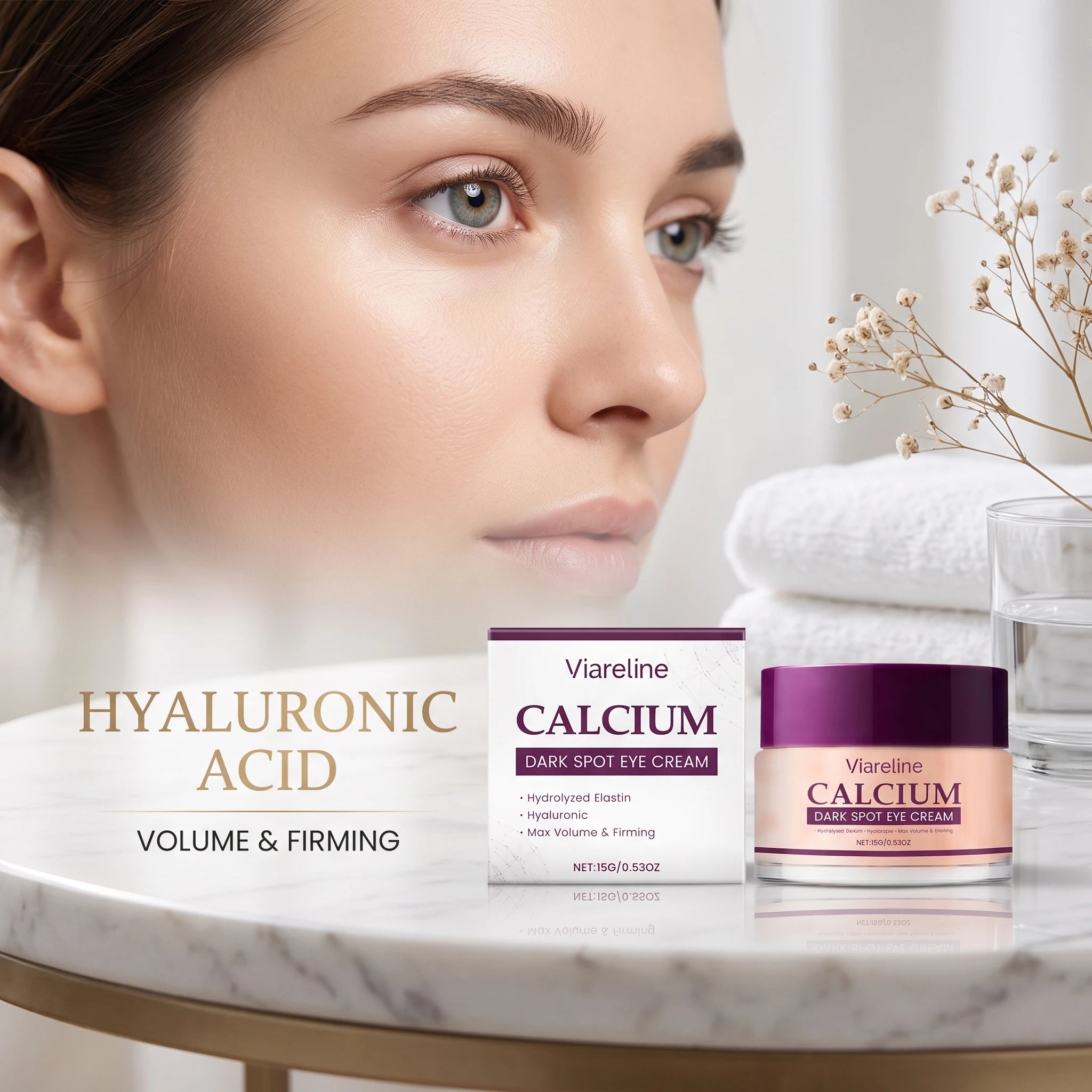 Calcium Firming Eye Cream for Dark Circles and Fine Lines - 6
