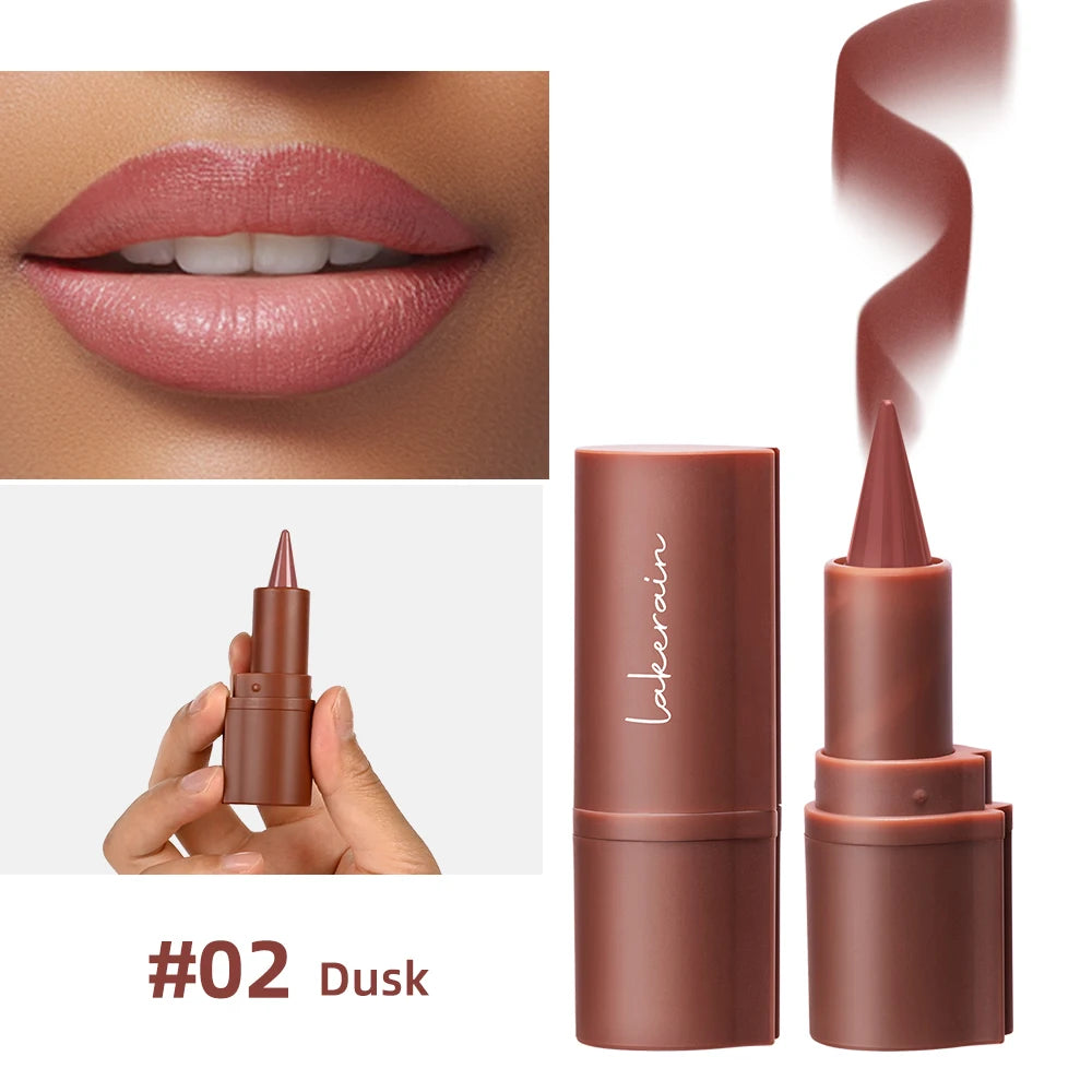 2-in-1 Waterproof Matte Lipstick and Lip Liner - 38