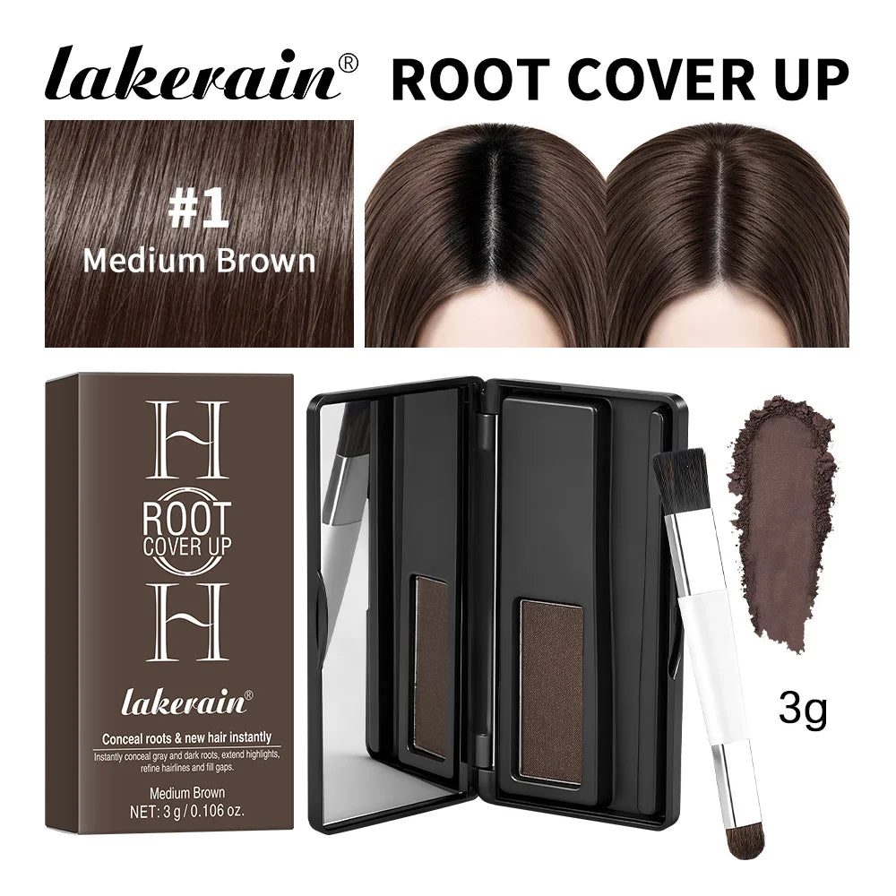 Waterproof Hairline and Root Concealer Powder Palette - 24
