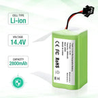 14.4V 6800mAh Rechargeable Replacement Battery for Robot Vacuums