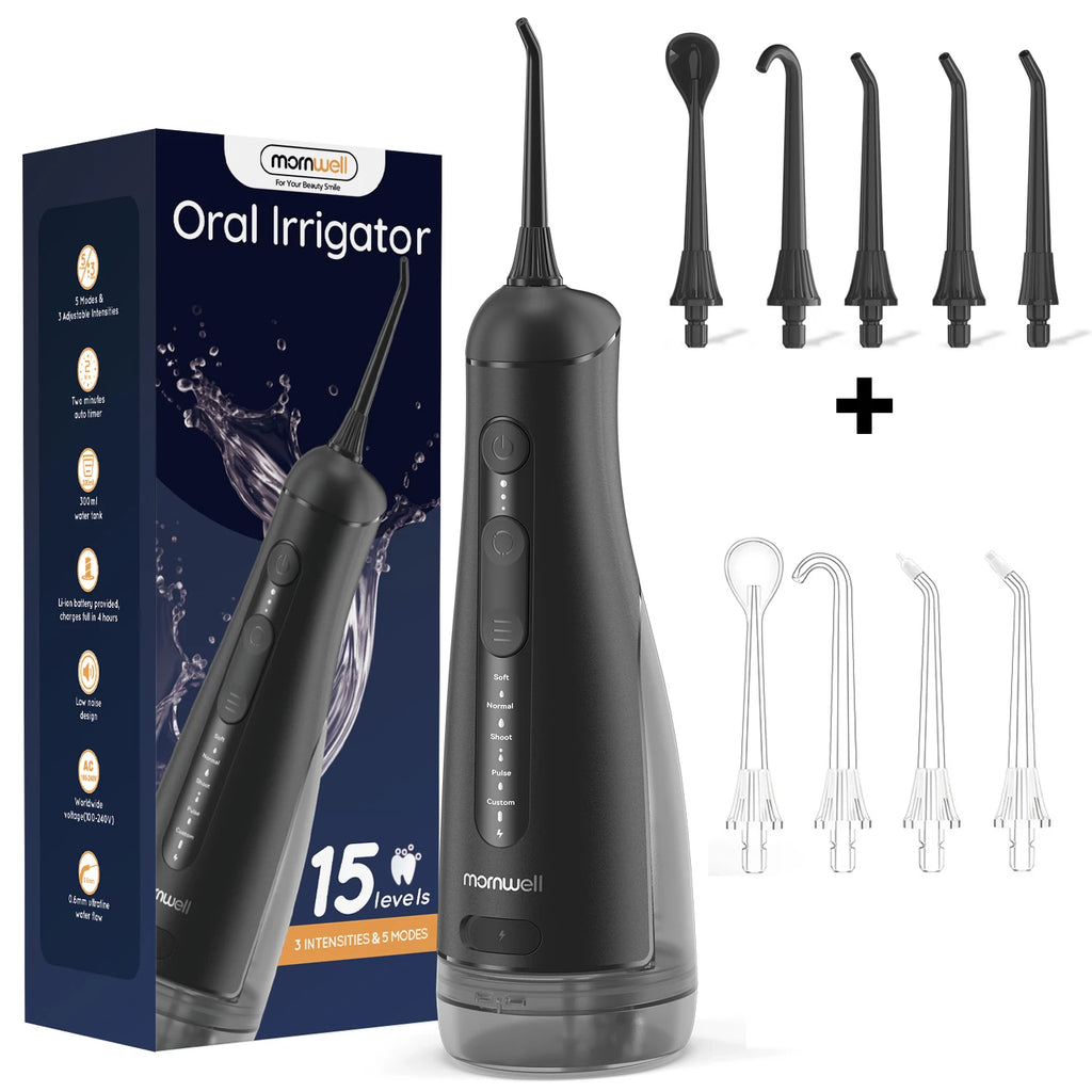 Portable Cordless Water Flosser for Teeth and Braces