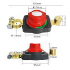 12V-48V Battery Disconnect Rotary Switch for Car RV Boat and Truck