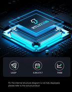 Dual Protocol NVMe/SATA M.2 SSD Enclosure 10Gbps USB 3.2