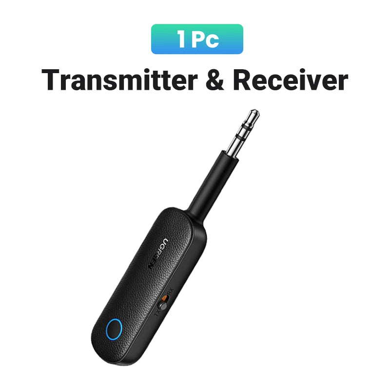 2-in-1 Bluetooth 5.0 Transmitter and Receiver for Car and Home Audio