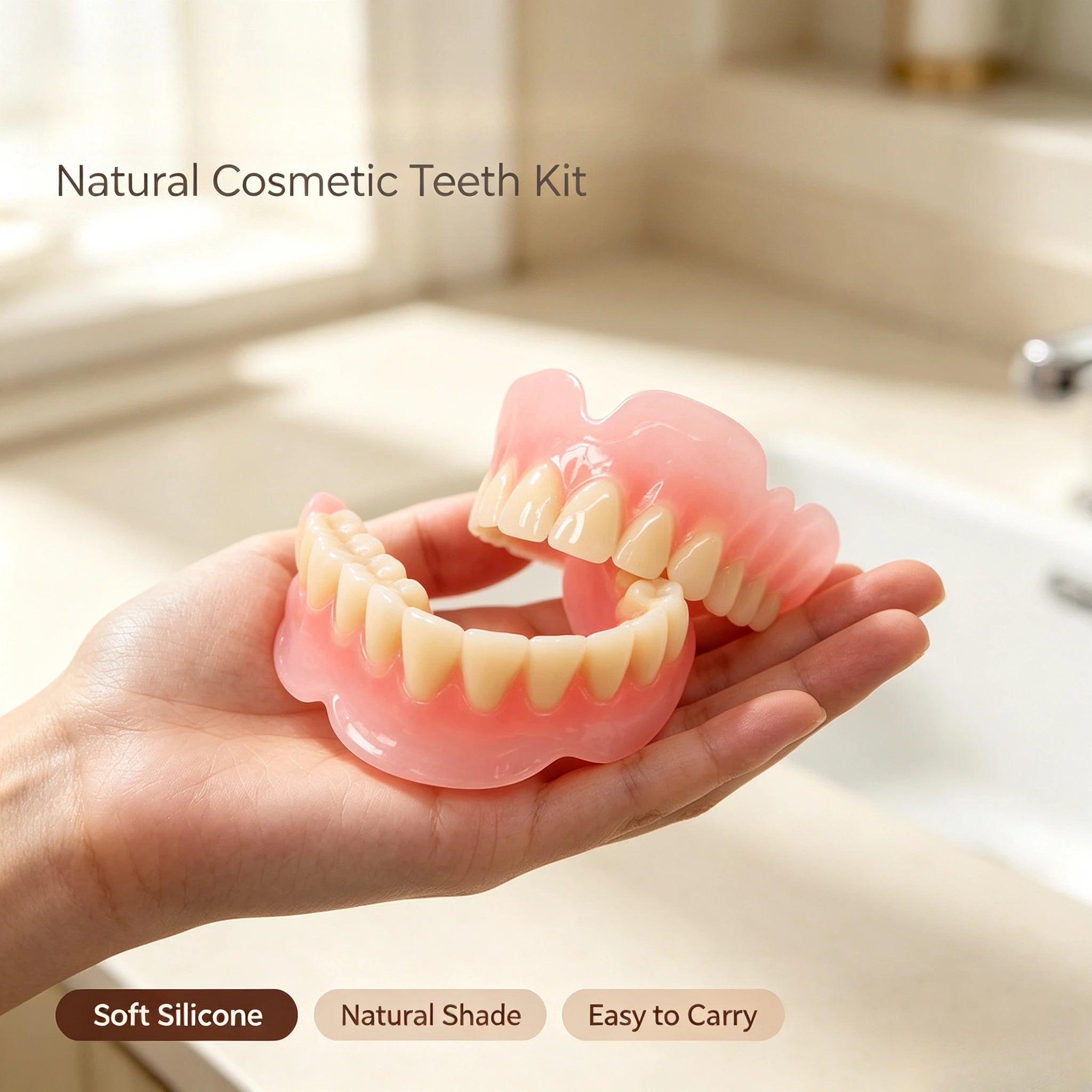 Realistic Silicone Cosmetic Teeth Veneers - 2