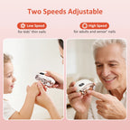 Electric Nail Clipper with LED Light and Debris Collector