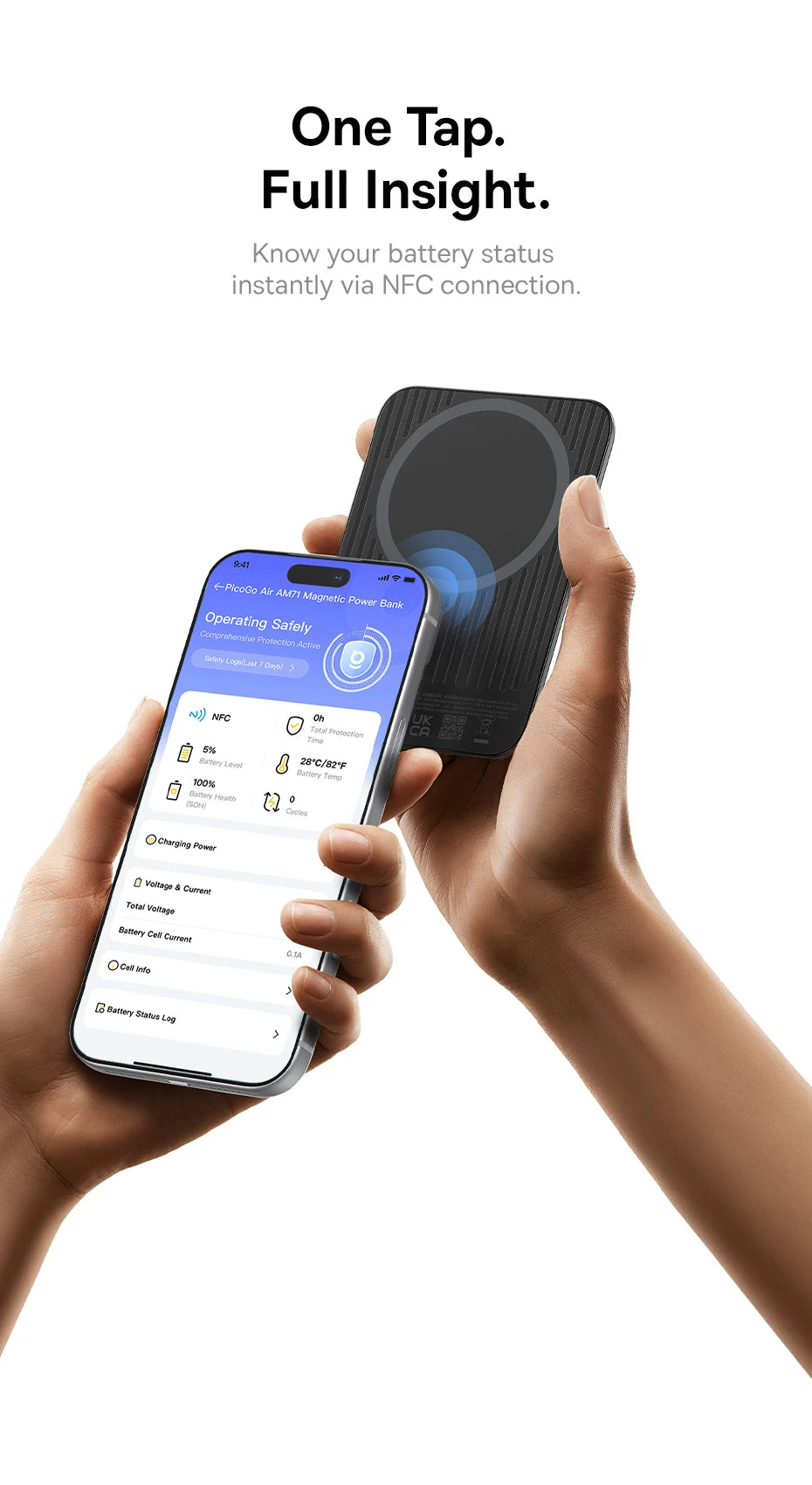 5000mAh Ultra-Slim Magnetic Wireless Power Bank for Smartphones