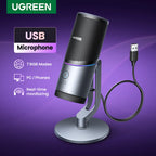 USB Condenser Microphone with RGB for Gaming and Streaming