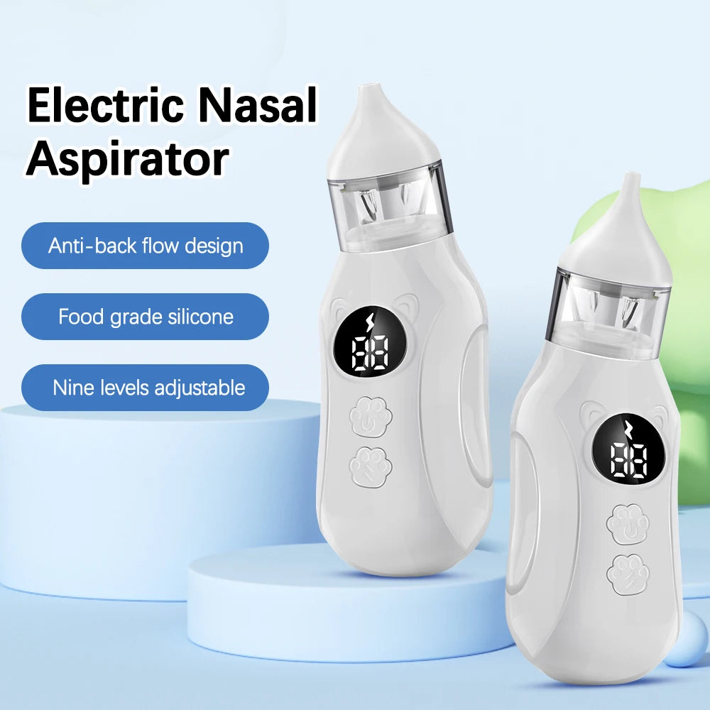 Electric Baby Nasal Aspirator with Music and Suction Control