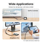 Micro HDMI to HDMI Adapter 4K 60Hz Cable