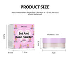 Matte Finishing Loose Baking Setting Powder for Long-Lasting Wear