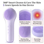 Sonic Electric Facial Cleansing and Massaging Brush
