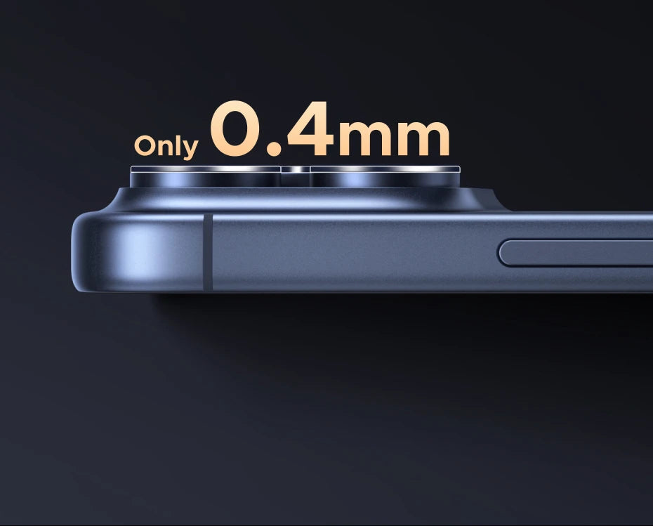 Full Coverage Tempered Glass Screen and Lens Protector for iPhone 17 - 17