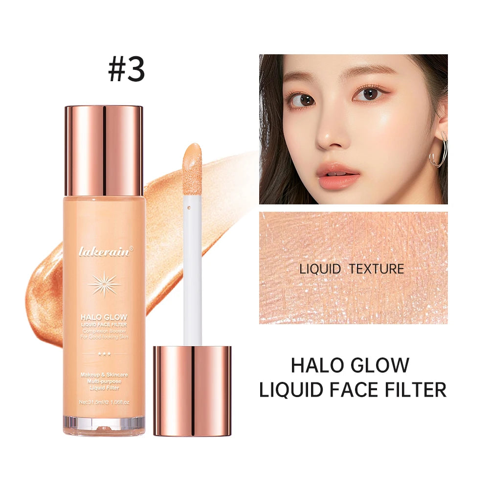 Liquid Glow Face Highlighter and Illuminating Filter
