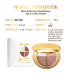 4-Color Highlighting and Contouring Face Makeup Palette