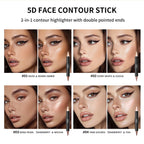 Dual-Ended Contour and Highlighter Stick