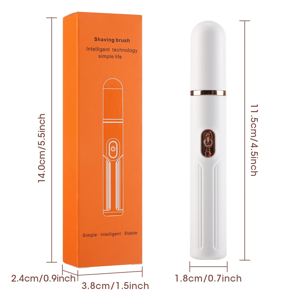 2-in-1 Rechargeable Electric Eyebrow and Nose Hair Trimmer - 14