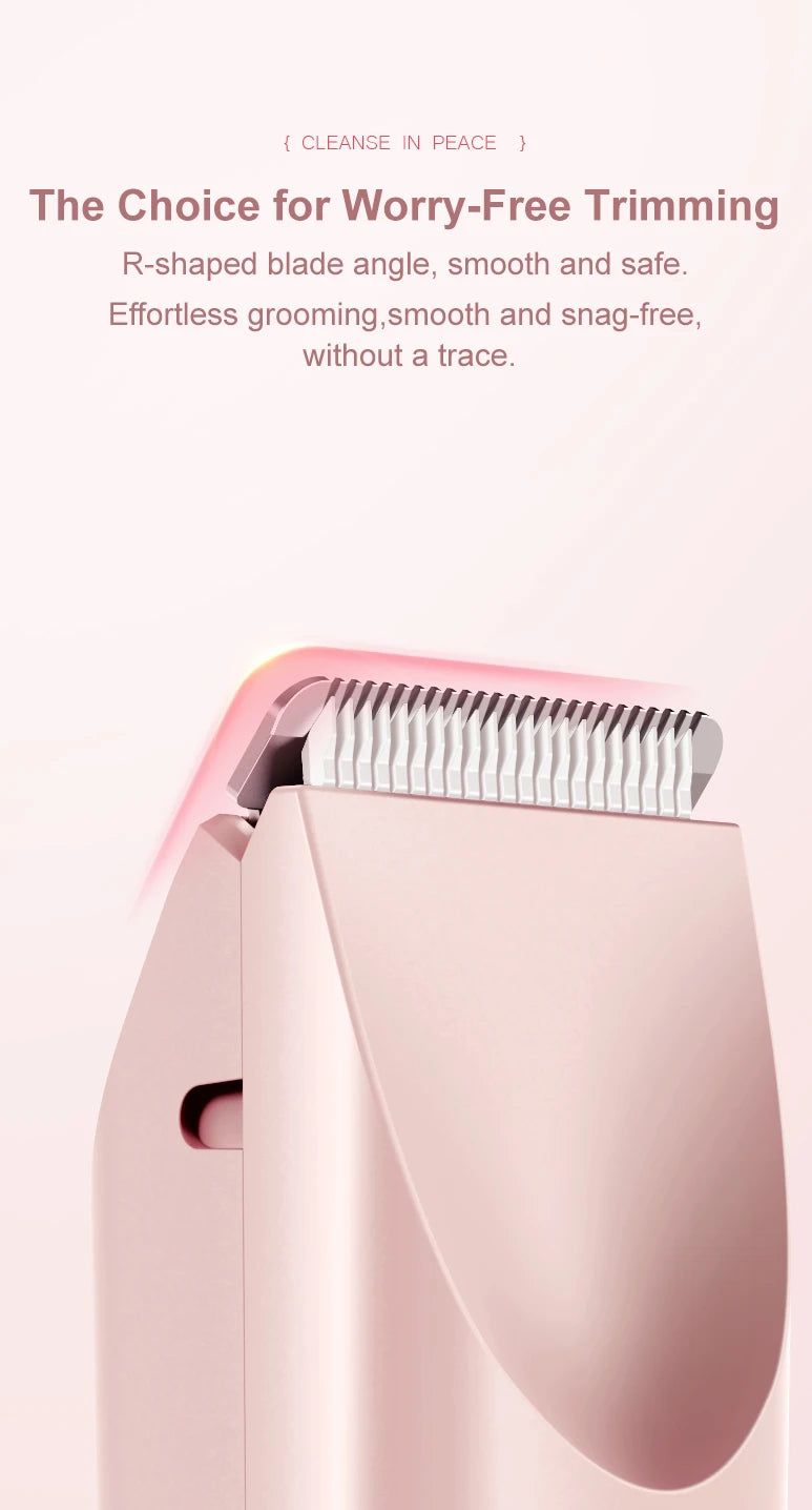 2-in-1 Waterproof Electric Hair Shaver for Body and Face