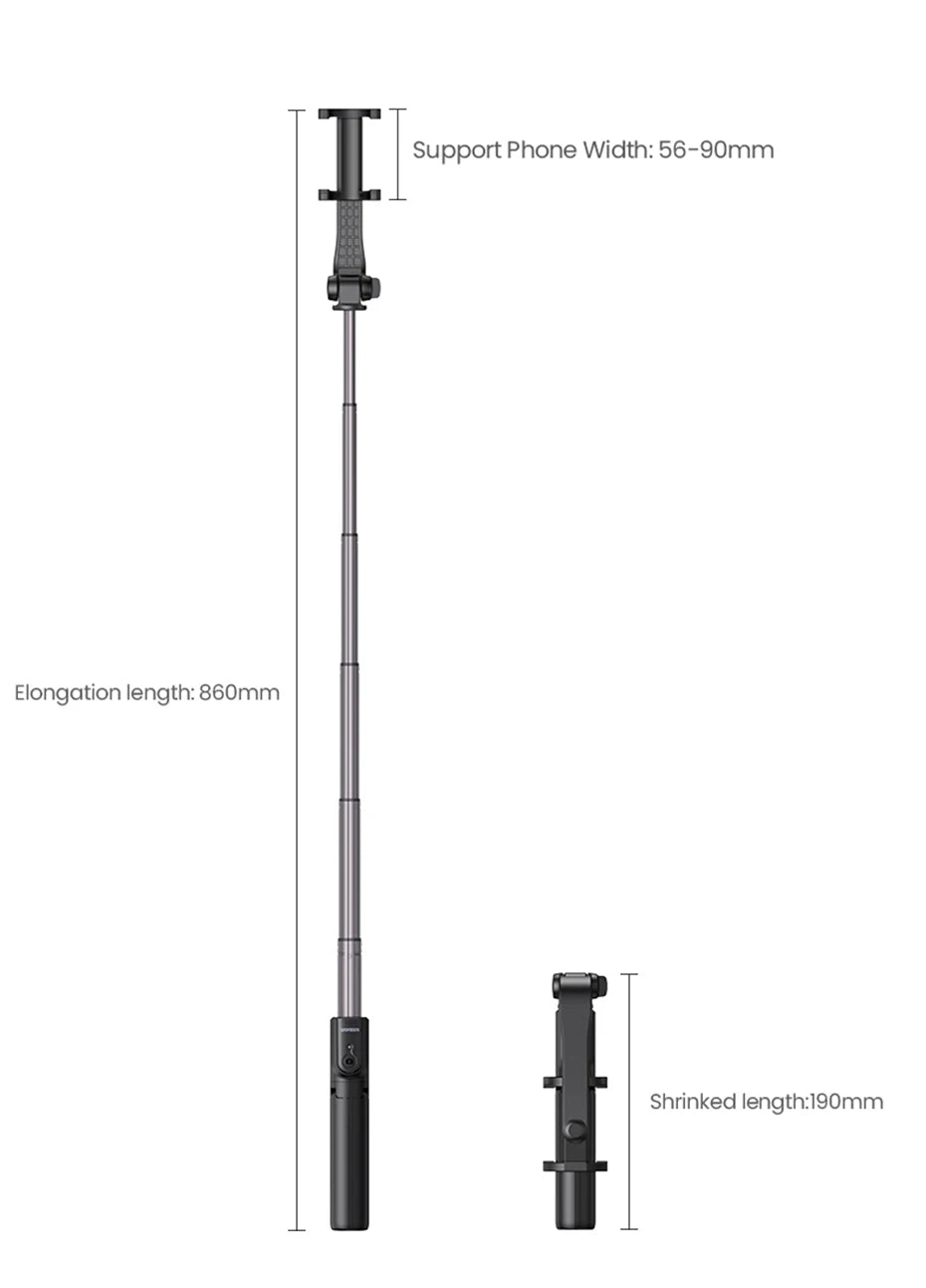 Bluetooth Selfie Stick Tripod with Remote Shutter - 22