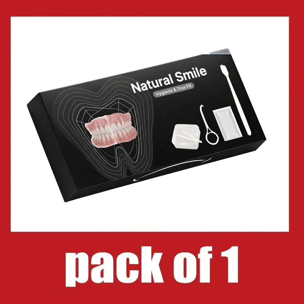 Comfort Fit Full Denture Set for Natural Smile - 9