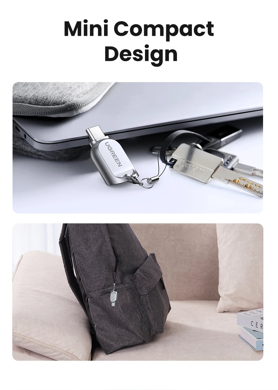 USB-C to Micro SD Card Reader Adapter