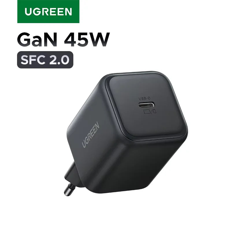 45W GaN USB-C Fast Wall Charger for Smartphones and Tablets - 17
