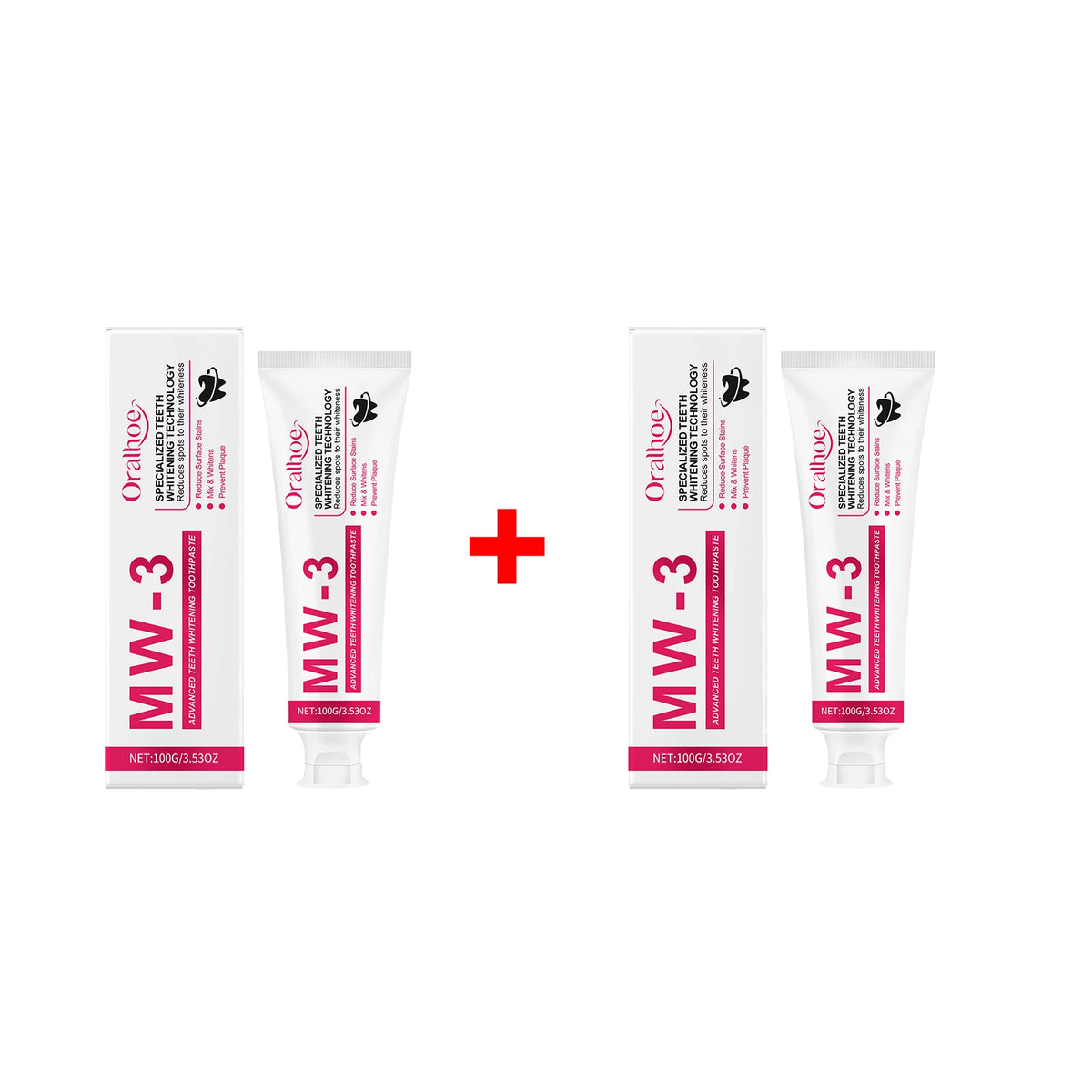 Teeth Whitening Toothpaste for Stain Removal and Fresh Breath