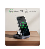3-in-1 Magnetic Wireless Charging Stand for iPhone and Apple Watch