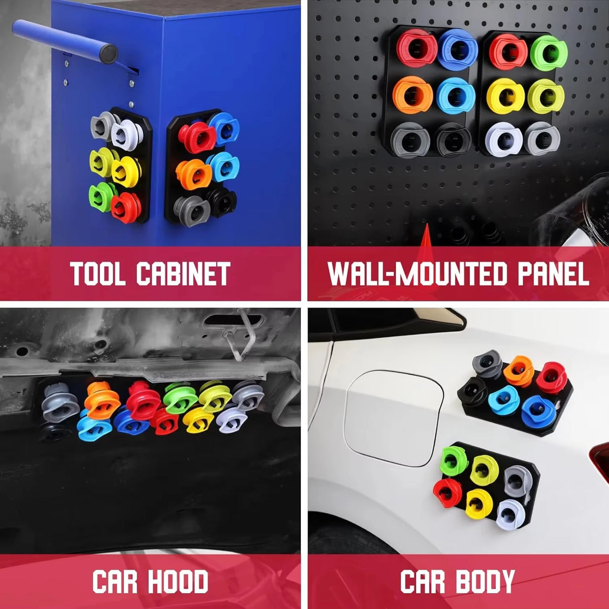 Universal Engine Oil Funnel Kit with 12 Adapters