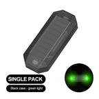 Solar Powered LED Strobe Car Alarm and Security Warning Light