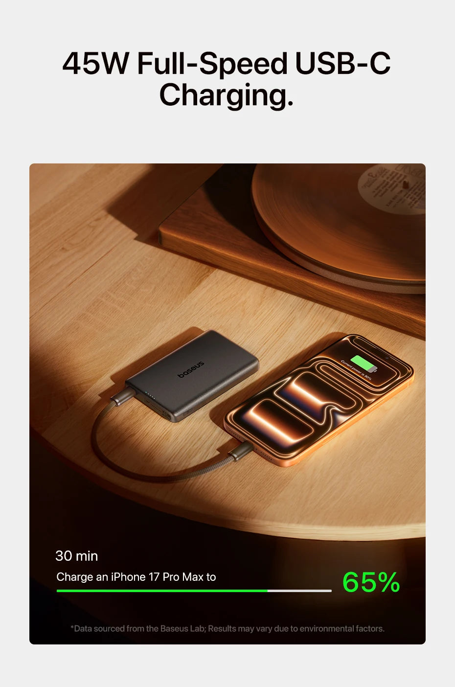 10000mAh Magnetic Wireless Power Bank 45W Fast Charging - 12